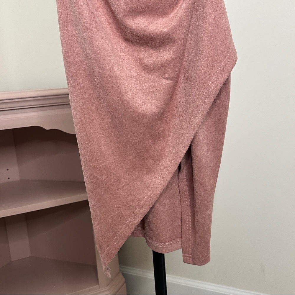 Windsor Dusty Rose Asymmetrical Mini Dress Medium - Picture 5 of 5